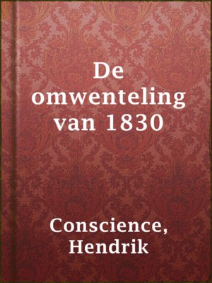 cover image of De omwenteling van 1830